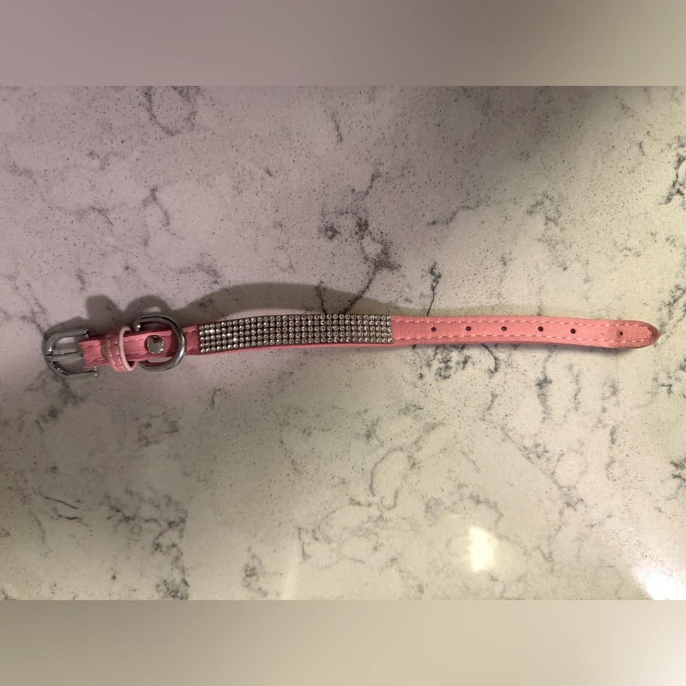 Pink Dog Collar for Small Dogs